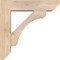 Ekena Millwork Legacy Slat Smooth Bracket w/ Offset Brace, Douglas Fir, 5 1/2"W x 20"D x 20"H BKT0604X20X20LEC06SDF - alternate 4